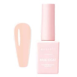 Makartt Rubber Gel Base for Nails,Natural Nude Gel Base Coat, Fall Winter Gel Nail Polish 8ML Soak Off UV LED Gel Rubber Base for Manicure DIY Nail Art Designs Home Valentine's Day (Sun-Kissed Sands)