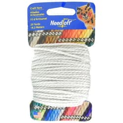 Cottage Mills Needloft Craft Yarn, 20-Yard, Silver