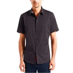 Robert Graham Men's Stellman Short Sleeve Woven Button Down Shirt