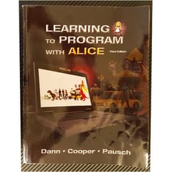 Wanda Dann,Randy Pausch Learning to Program with Alice (w/ CD ROM)