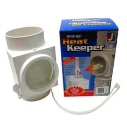 Generic CHK100ZW Compatible with Dundas Jafine Dryer Vent Heat Keeper Saver Fits 4 electric 7.5 x 4.5 x 5 inches