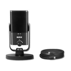 StreamEye Rode NT-USB Mini USB Microphone for Podcasting, Streaming, Gaming and Vocal Recording with Rode SC17 USB-C to USB-C Cable (5')