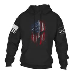 Grunt Style American Spartan 2.0 Unisex Patriotic Pullover Hoodie
