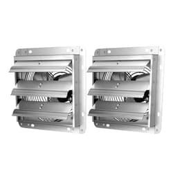 iPower 7 Inch Shutter Exhaust Fan, Silver