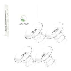 TOVVILD 13mm Flange Inserts for 24mm Flange/Shield, Compatible with Momcozy/MOMMED/Spectra Breast Pumps, Pump Parts Replace (4PCS 13mm)