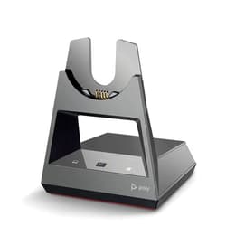 Poly - Voyager Office Base (Plantronics) - Compatible with Voyager Focus 2 and Voyager 4300 UC Series Headsets (Sold Separately) - Connect to PC/Mac, Deskphone, & Cell Phone - Teams Version