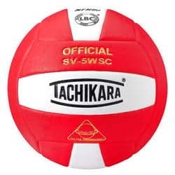Tachikara Composite SV-5WSC Volleyball Red/White (EA)