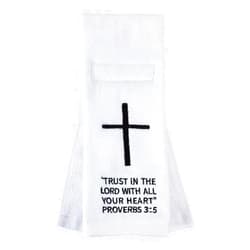 lotoo Christian Cross Football Towel, White Cotton Football Field Quarterback Towels,Football Accessories Sports Towel for Men, Youth, Boys, Adults