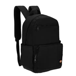 Dickies Journeyman Backpack with Classic Logo, Water Resistant Casual Daypack for Travel Work，Fits 15.6 Inch Notebook (Black)