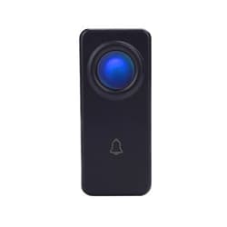 SadoTech CROSSPOINT Extra Add-On Remote Transmitter Button for the Expandable Wireless Doorbell Alert System, Model ET, Black
