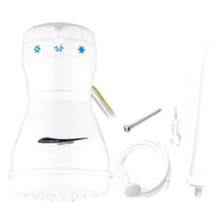 ALisasin Instant Hot Electric Water Heater 5400W Nozzle with Hose Electric Shower Head Faucet 3 Gear Adjustable Fast Heating Bath Shower Heater for Bathroom