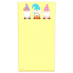 Current Easter Gnomes Magnetic Notepad Set – Set of 2 Memo Pads, 60-Sheet Pads, 3½ x 6½ Inches, Shopping List, To-Do Notes, Printed in The USA