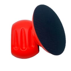 VOLSIVE 2Pcs Hand Sanding Blocks,Hook and Loop Sander Hand Tool,Round and Mouse Shaped Blocker Set, fit for Woodworking,Furniture,Automotive Body,Arts and Crafts,5Inch