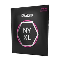 D'Addario Guitar Strings - NYXL Electric Guitar Strings - NYXL0942 - Unrivaled Strength, Tuning Stability, Enhanced Mid-Range - For 6 String Guitars - 09-42 Super Light