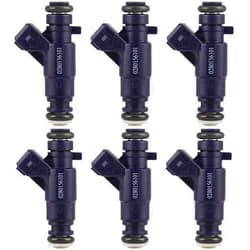 GDSMOTU Fuel Injectors Set of 6 Fit for Porsche for Cayenne 2003-2006, 94860513002 94860513001
