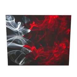 QIZYOQA Smoke Style Flag Of Bahrain Canvas Wall Art 12x16 Inch Unframe Canvas Print Wall Art Decor For Home Living Room Bedroom Bathroom