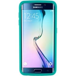 OtterBox Symmetry Series Slim Case for Samsung Galaxy S6 Edge - Non-Retail Packaging - Aqua Blue/Light Teal