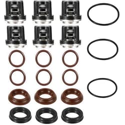 Mooncar AR1828 Water Pump Check Valves Kit and AR1857 Pressure Washer Packing Kit suitable for Annovi Reverberi 18mm RK, RKA, RKV, XRC, XRA