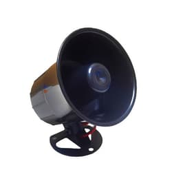 Tokatuker Wired Alarm Siren Horn 15W DC 6 to 12V Security Siren with Bracket for Home Security Alarm System