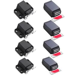 CBRIVE Push to Open Cabinet Hardware CBRIVE® 8 Pack Push Latch & Lock for Hidden Door Touch Latches and Catch Magnet Push Release Drawer Pull Tip on Closet Close Strong Pop Out