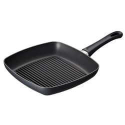 Scanpan Classic Induction 10 1/2 Inch Nonstick Square Grill Pan – Compatible with All Cooktops, Induction Ready, Metal Utensil Safe, Oven Safe to 500°F, Dishwasher Safe