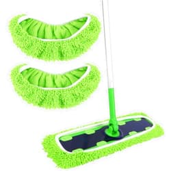 AmaVins X-Large Reusable 100% Coral Fleece Mop Pads Compatible with Swiffer XL Mop, 2 Pack Washable Mop Pads for Surface/Hardwood Floor Cleaning (Mop is Not Included)