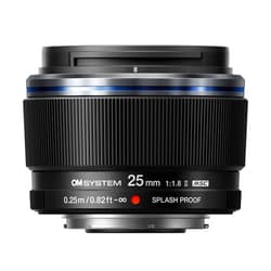 OM SYSTEM M.Zuiko Digital 25mm F1.8 II Lightweight Weather-Sealed Compact Lens with 9-Element and 7-Group Design (Micro Four Thirds)
