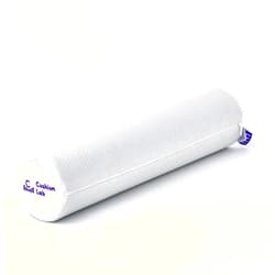 C CUSHION LAB Roll Pillow for Neck Relief - Extra Dense Memory Foam Round Cylinder Bolster for Cervical Support, Spondylosis, Neck Pain Relief, & Spine Lumbar Traction - Washable Cover & Travel Bag