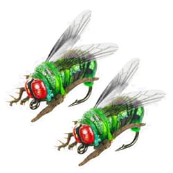 OriGlam 2pcs Realistic Trout Lure Fly Fishing Lures, Fly Fishing Trout Lures