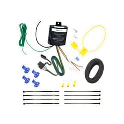 Tekonsha 119191 4 Flat Connector ModuLite HD Plus Protector with Integrated Circuit & Overload Protection Trailer Light Power Module & Installation Kit, Compatible with 2 Wire or 3 Wire System