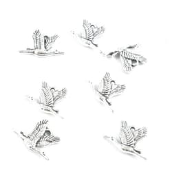 Fulllove Charms 30 Pieces Antique Silver Tone Jewelry Making Charms Supply ZY3082 Wild Goose