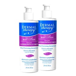 Dermal Therapy Extra Strength Body Lotion - Hydrating Treatment Restores Moisture to Heal Dry, Cracked, Itchy Skin | 5% Alpha Hydroxy Acids and 10% Urea | 8 fl. oz (TwoPack)