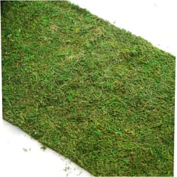 BalsaCircle 14x48-Inch Green Natural Moss Table Top Runner Mat Wedding Reception Party Event Catering Linens Decorations