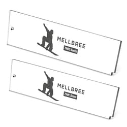 Mellbree Ski Wax Scraper, Snowboard Wax Acrylic Scraper Ski Snowboard Wax Scrape