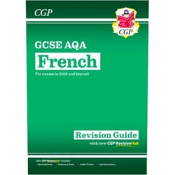 CGP Books New GCSE French AQA Revision Guide with CGP RevisionHub (for exams from 2026)