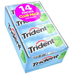 Trident Mint Bliss Sugar Free Gum - 14x18 Sticks