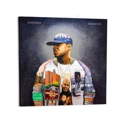 BRYMOR Jadakiss Ignatius Canvas Poster Decorative Painting Wall Art Living Room Posters Bedroom Painting Frame-style12x12inch(30x30cm)