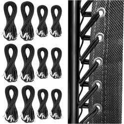 KXWXKXK 12PCS Zero Gravity Chair Replacement Cord Laces Antigravity Chair Replacement Cords Bungee Elastic Lawn Chair Cord Patio Recliner Chair Repair Cord Kit Nylon Stretch Cord for Outdoor, Lounge Chair