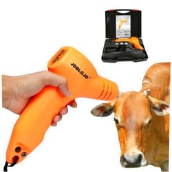 JDBLGJD Electric Dehorner for Cattle, Dehorner for Goats，Electric Dehorner Fast Heating Cattle Lamb Farm Dehorning Tool for Calf Goat Cattle- Safe and Efficient Horn Removal(US Plug)