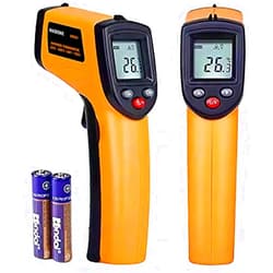 Masione Temperature Gun Non-contact Digital Laser Infrared Ir Thermometer -58°f to 716°f (-50 ~ 380℃) Instant-read Handheld,battery Included