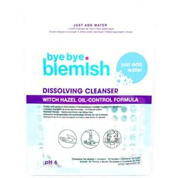 Bye Bye Blemish Dissolving Cleanser with Witch Hazel, Water Activated Facial Paper Soap, Removes Dirt and Moisturizes Skin, Compact, Convenient & Easy to Use, 50-pcs