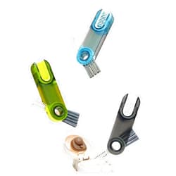 Qishing 3 in 1 Cup Lid Gap Cleaning Brush Set, Multifunctional Insulation Bottle Cleaning Tools, Mutipurpose Tiny Silicone Cup Holder Cleaner, Cup Crevice Cleaning Tools, Kitchen Cleaning Tools (3Pcs)
