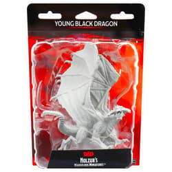 WizKids D&D Nolzur's Marvelous Miniatures: Young Black Dragon