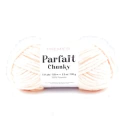 Premier Yarns Premier Parfait Chunky Yarn, Super Bulky Yarn, Ideal Yarn for Knitting and Crocheting, Made of Polyester, Shell, 3.5 oz, 131 Yards