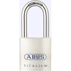 ABUS 80TI/40 Titalium™ Aluminum Alloy Padlock Keyed Different- Long Nano Protect Steel Shackle (1-1/2