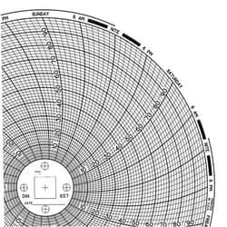 MOLLIFII Circular Paper Chart, 7 day, PK60, Mfr: Chart 657-A