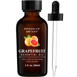 Brooklyn Botany Grapefruit Essential Oil – 100% Pure and Natural – Premium Grade Oil with Dropper - for Aromatherapy and Diffuser - 1 Fl Oz