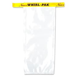 Whirl-Pak Nasco Whirl-Pak B00679WA Sample Bag, 185 mm Length x 75 mm Width x 0.057 mm Thickness, 118 mL Capacity (Pack of 500)