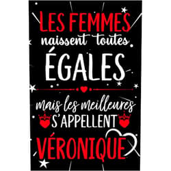 Lola Gatita Les femmes naissent toutes égales mais les meilleures s'appellent VÉRONIQUE: joyeux anniversaire humour carnet de notes Cadeau prénom personnalisé ... mère, épouse ,110 pages (French Edition)
