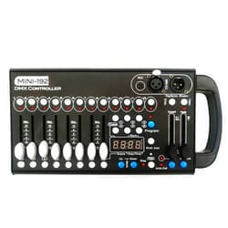 SPOOBOOLA Dmx Console,Universal DMX-512 Controller 192 DMX 512 Stage DJ Light Controller 240 Different Scenes Dmx512 Console Applicable to 3-Pin DMX Cable for DJs Bands Bars Pubs Clubs Family Party Wedding etc…